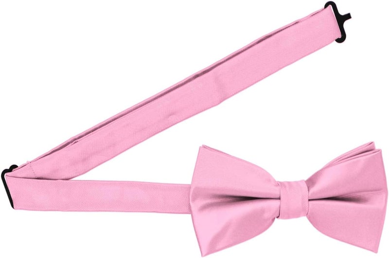 tiemart Pre-Tied Adjustable Men's Band Collar Bow Tie - Image 2